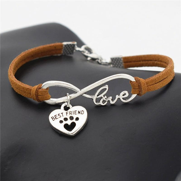 Paw Charms Pendant Love Bracelet