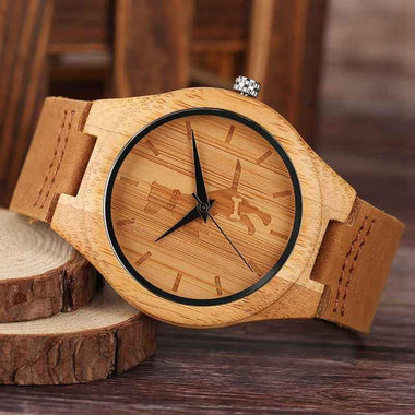 Handicraft  Natural  Bamboo Watch