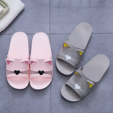 TPJ Cute Cat Slipper Sandals